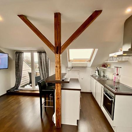 Апартаменты Wohnen Ueber Den Daechern Von Ravensburg, Stadtnah, Kamin, Klima Экстерьер фото